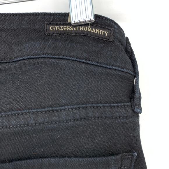 Citizens of Humanity Jeans Women's Sz 27 Avedon Skinny Ankle In Black Diamond - Picture 3 of 9